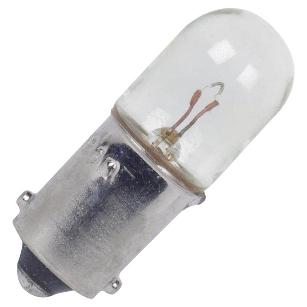 2.5 watt 6.3 volt T3.25 Miniature Bayonet Base Miniature Incandescent Light Bulb 1