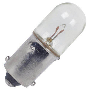 2.5 watt 6.3 volt T3.25 Miniature Bayonet Base Miniature Incandescent Light Bulb 1