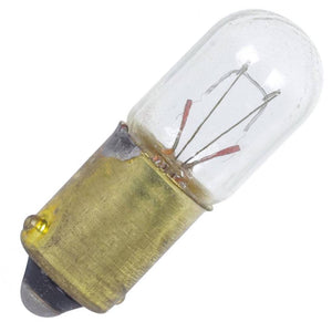 3.5 watt 7 volt T3.25 Miniature Bayonet Base Miniature Incandescent Light Bulb 1