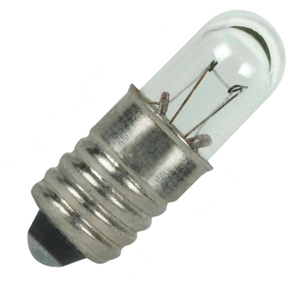 1.1 watt 28 volt T3.75 Midget Screw Base Miniature Incandescent Light Bulb 1