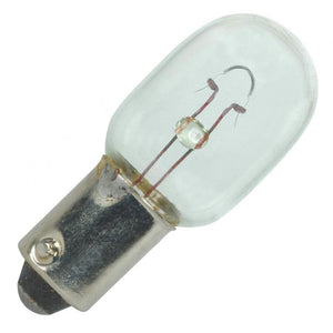 5 watt 9.8 volt T4.5 Miniature Bayonet Base Miniature Incandescent Light Bulb 1