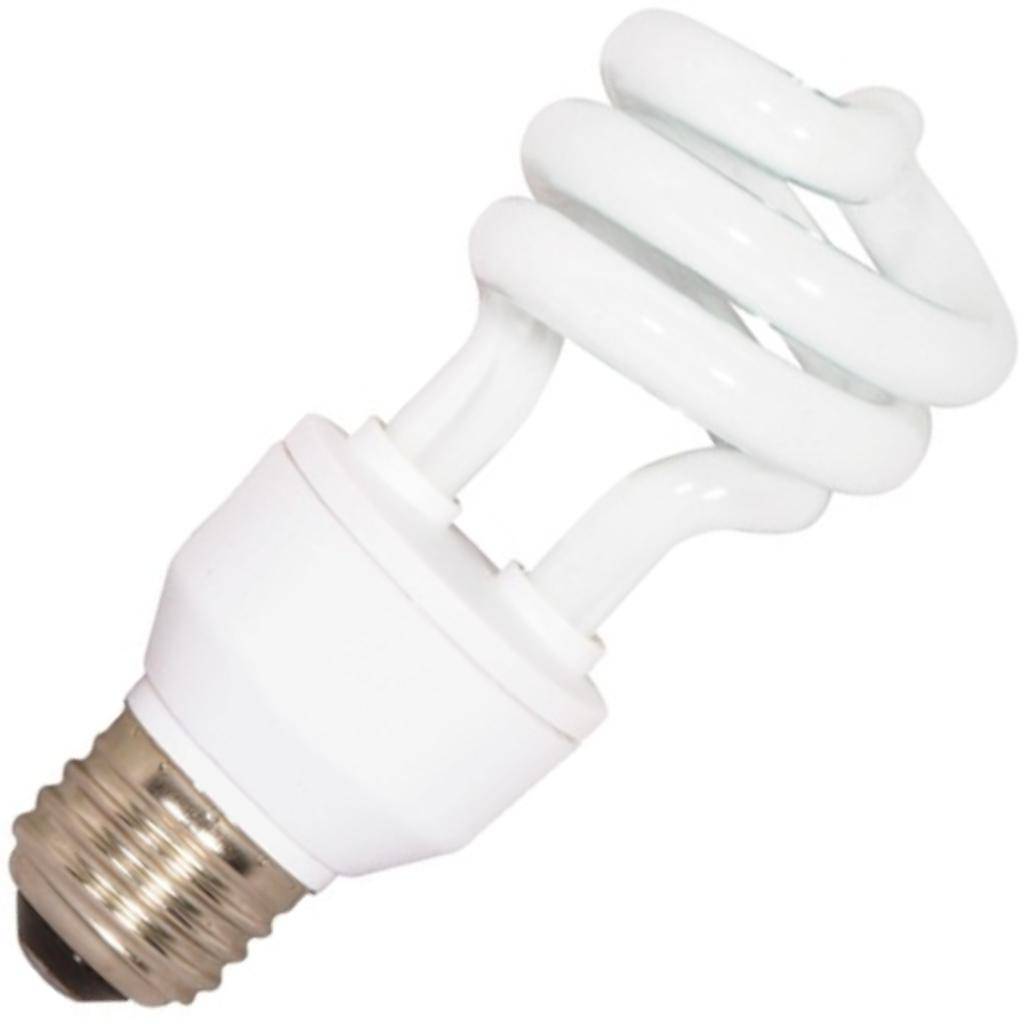 18 watt 230 volt T2 European Medium Screw Base 2700K Warm White CFL 1