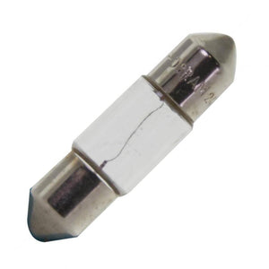 3 watt 24 volt T2.75 Festoon Base 2700K Warm White Miniature Incandescent Light Bulb 1