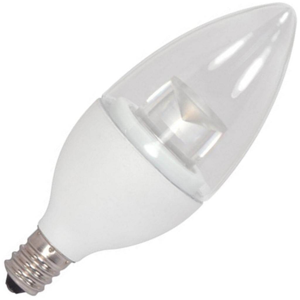 4.5 watt 120 volt B11 Candelabra Screw Base 2,700K Dimmable LED 1