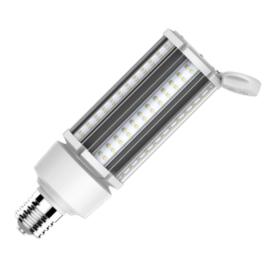 63 watt 100/277 volt Corn Cob Mogul Screw Base 3000K Natural White LED with Motion Sensor 1