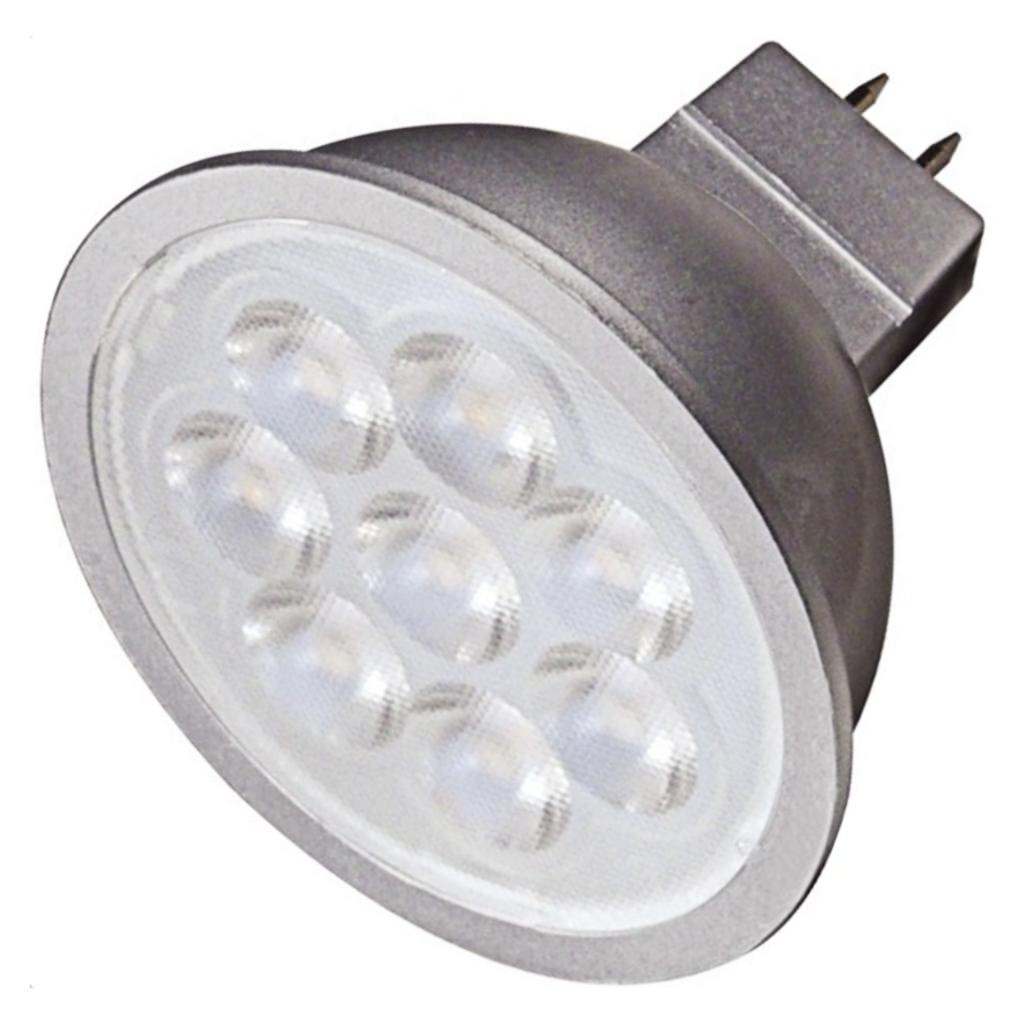 6.5 watt 12 volt MR16 Bi-Pin Base 3500K Neutral White Dimmable LED 1