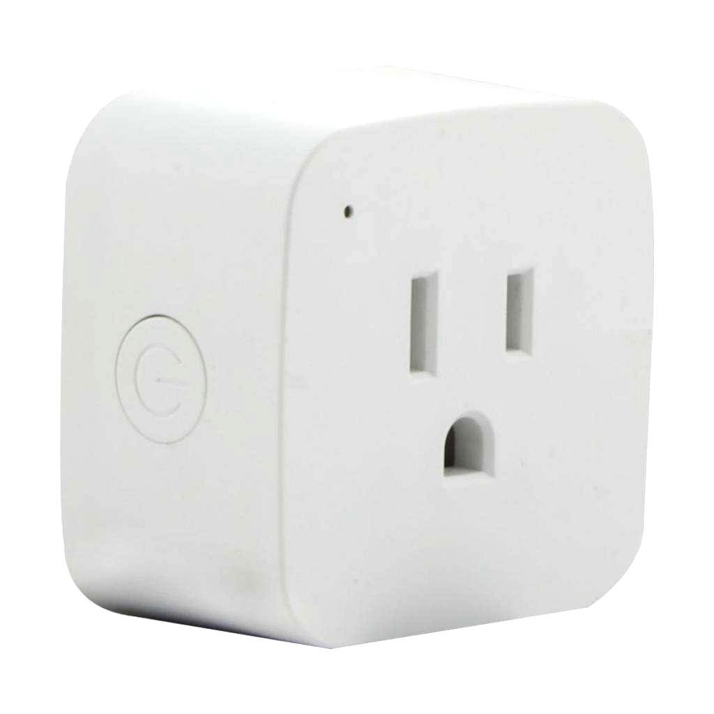 1250 watt 125 volt 10A White Smart Wall Outlet (2 Pack) 1