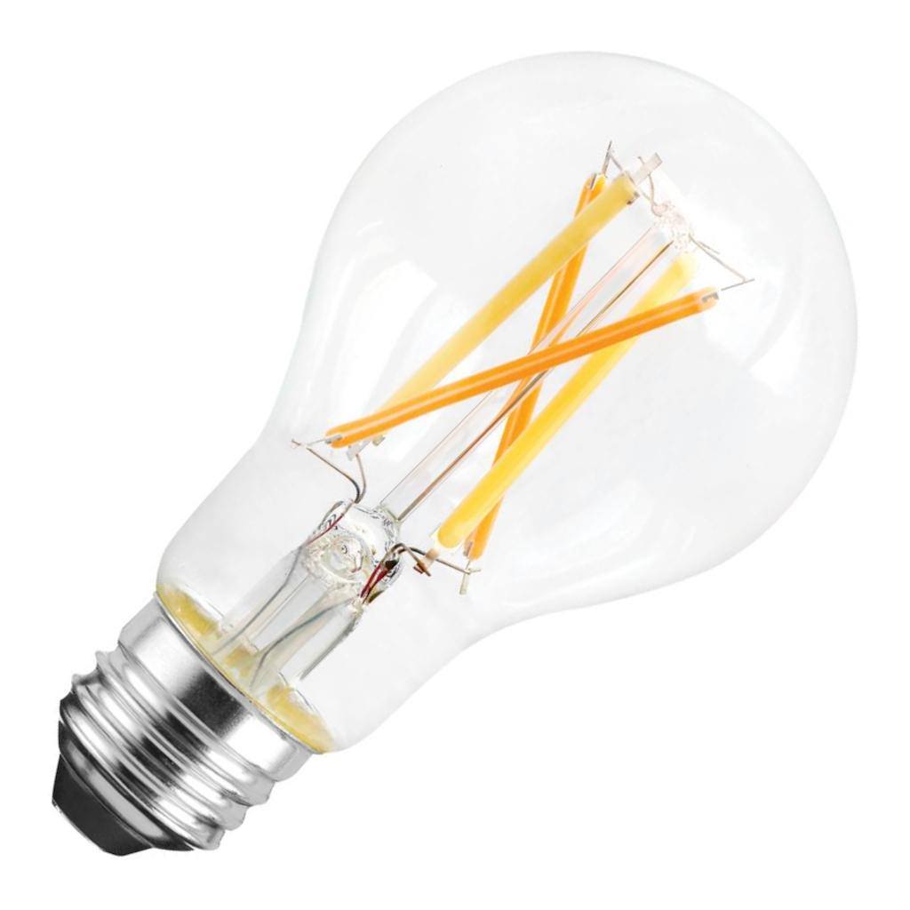 7.5 watt 120 volt A19 Medium Screw Base CCT Tunable Clear Dimmable LED 1