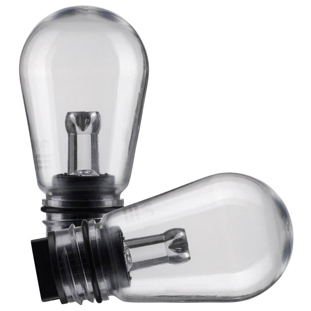 1 watt 12 volt S14 4-Pin CCT Tunable Clear Dimmable LED (2 Pack) 1