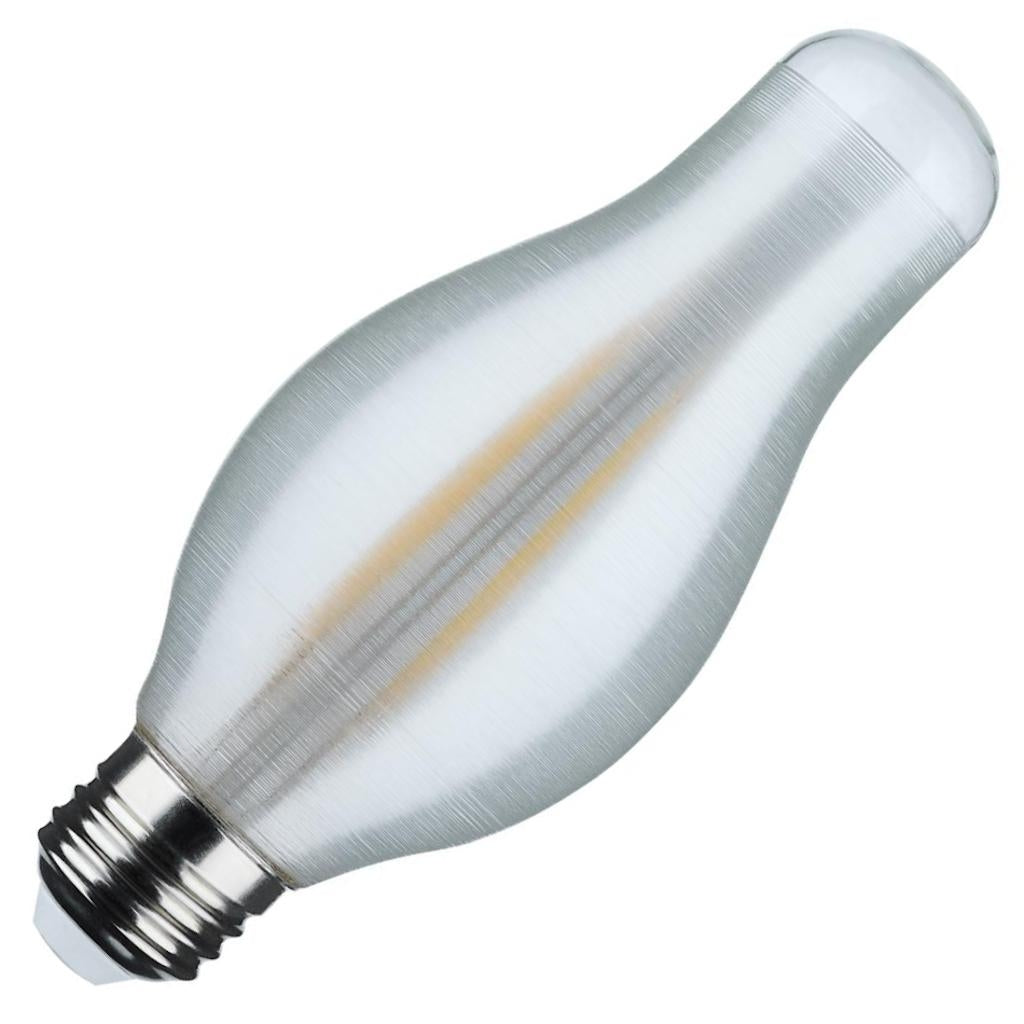 7 watt 120 volt H19 Medium Screw Base 3000K Natural White Satin Spun Dimmable LED 1