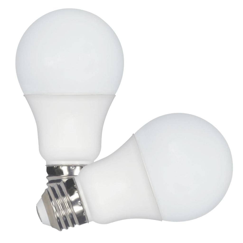 9.8 watt 120 volt A19 Medium Screw Base 2700K Warm White Dimmable LED (2 pack) 1