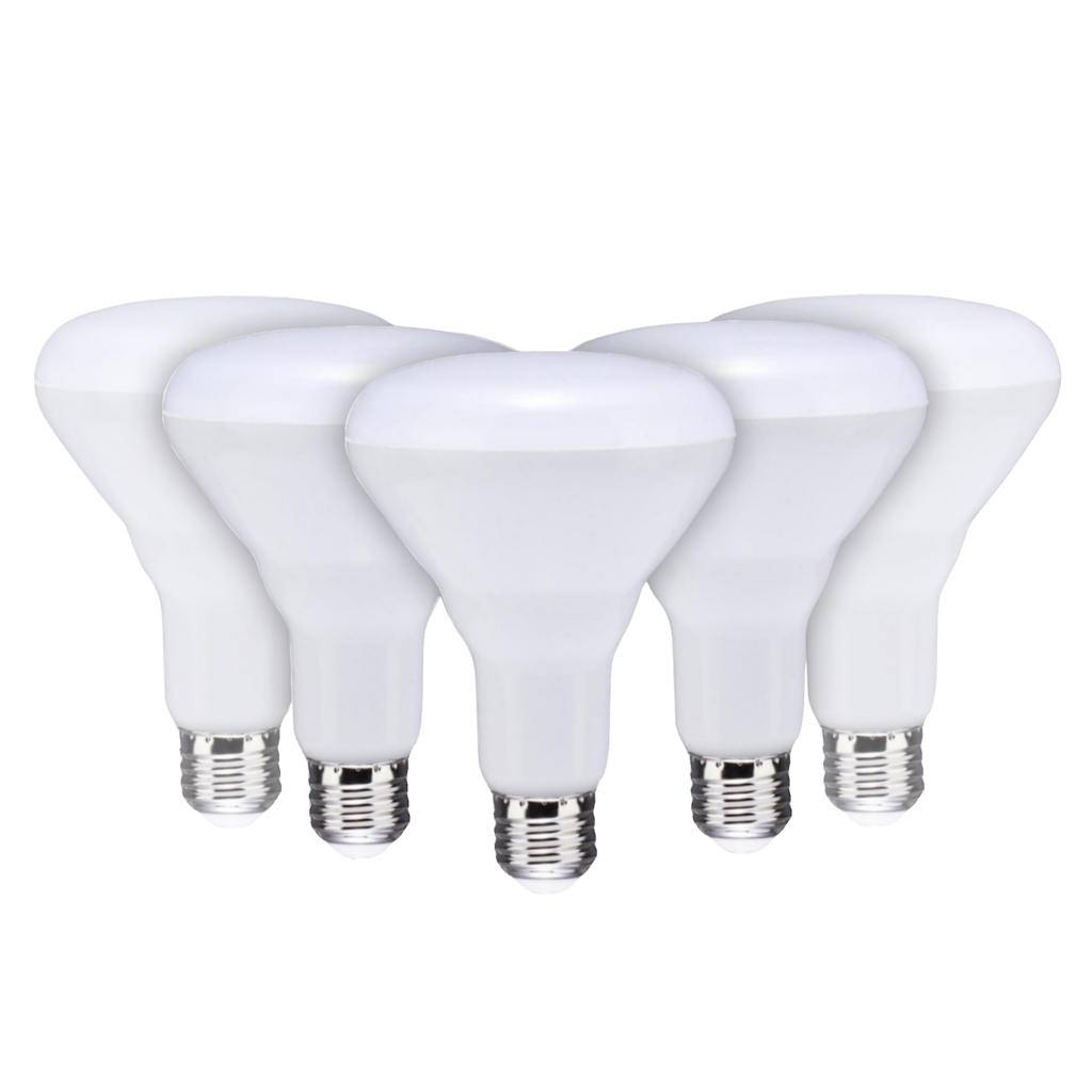 8.5 watt 120 volt BR30 Medium Screw Base 4000K Cool White LED Light Bulb (6 Pack) 1