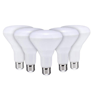 8.5 watt 120 volt BR30 Medium Screw Base 4000K Cool White LED Light Bulb (6 Pack) 1