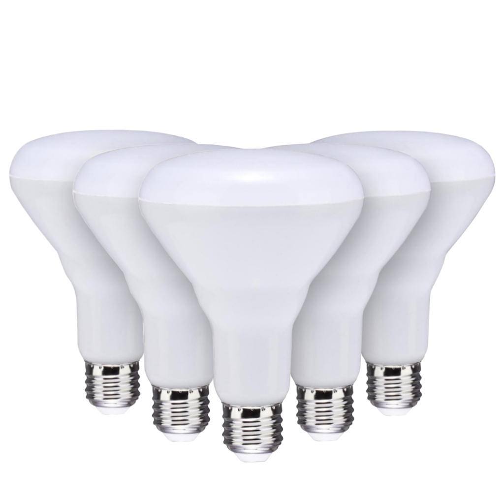 8.5 watt 120 volt BR30 Medium Screw Base  2700K Warm White LED Light Bulb (6 Pack) 1