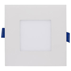 4" 9 watt 120/277 volt White RGB and CCT Selectable Square Dimmable LED Recessed Downlight 2