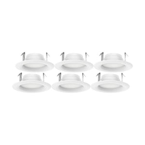 4" 8.7 watt 120 volt 3000K Dimmable LED Retrofit Downlight (6 Pack) 1