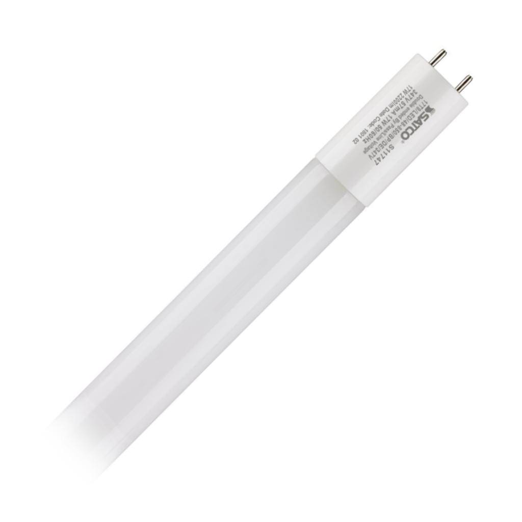 4' 17 watt 347 volt T8 Medium Bi-Pin Base 5000K Daylight Ballast Bypass LED Light Bulb 1