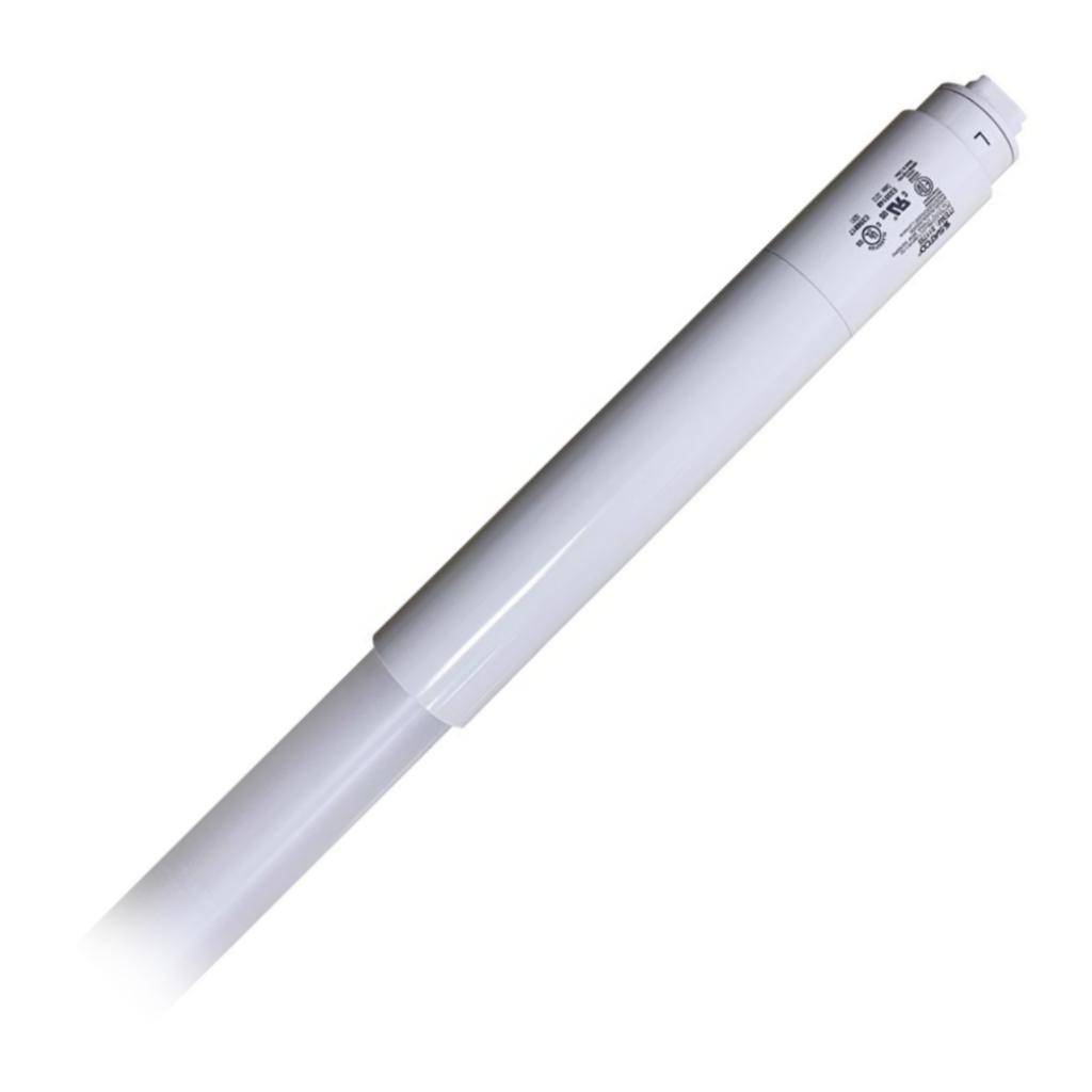 8' 38 watt 120/277 volt T8 CCT Selectable Recessed Double Contact Base Ballast Bypass LED Light Bulb 1
