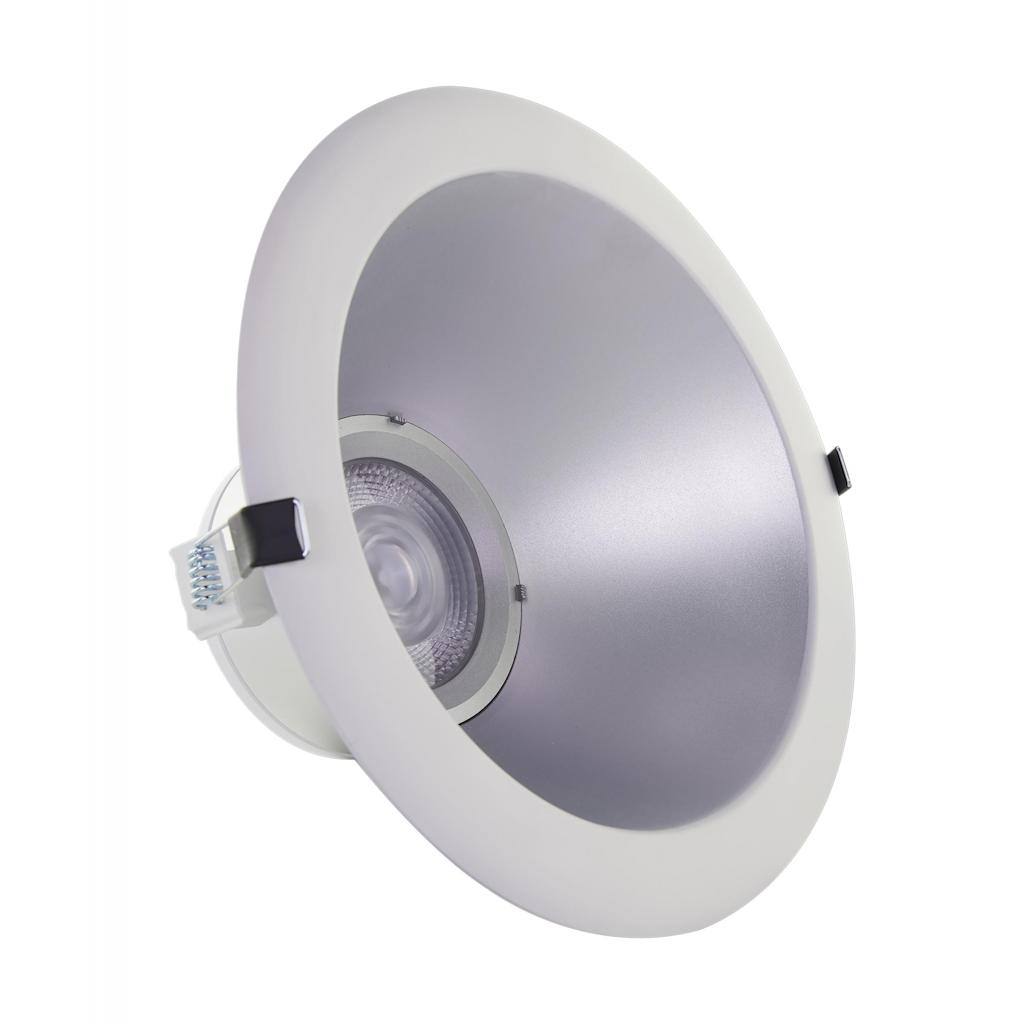 8" 19/26/32 watt 120/277 volt CCT Selectable LED Downlight Retrofit 1