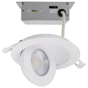 4" 9 watt 120 volt CCT Selectable Round LED 1