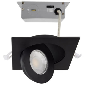 4" 9 watt 120 volt CCT Selectable Square LED 1