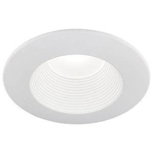 6" 9 watt 120 volt CCT Selectable Round Indoor Deep Baffle LED Recessed Downlight 3