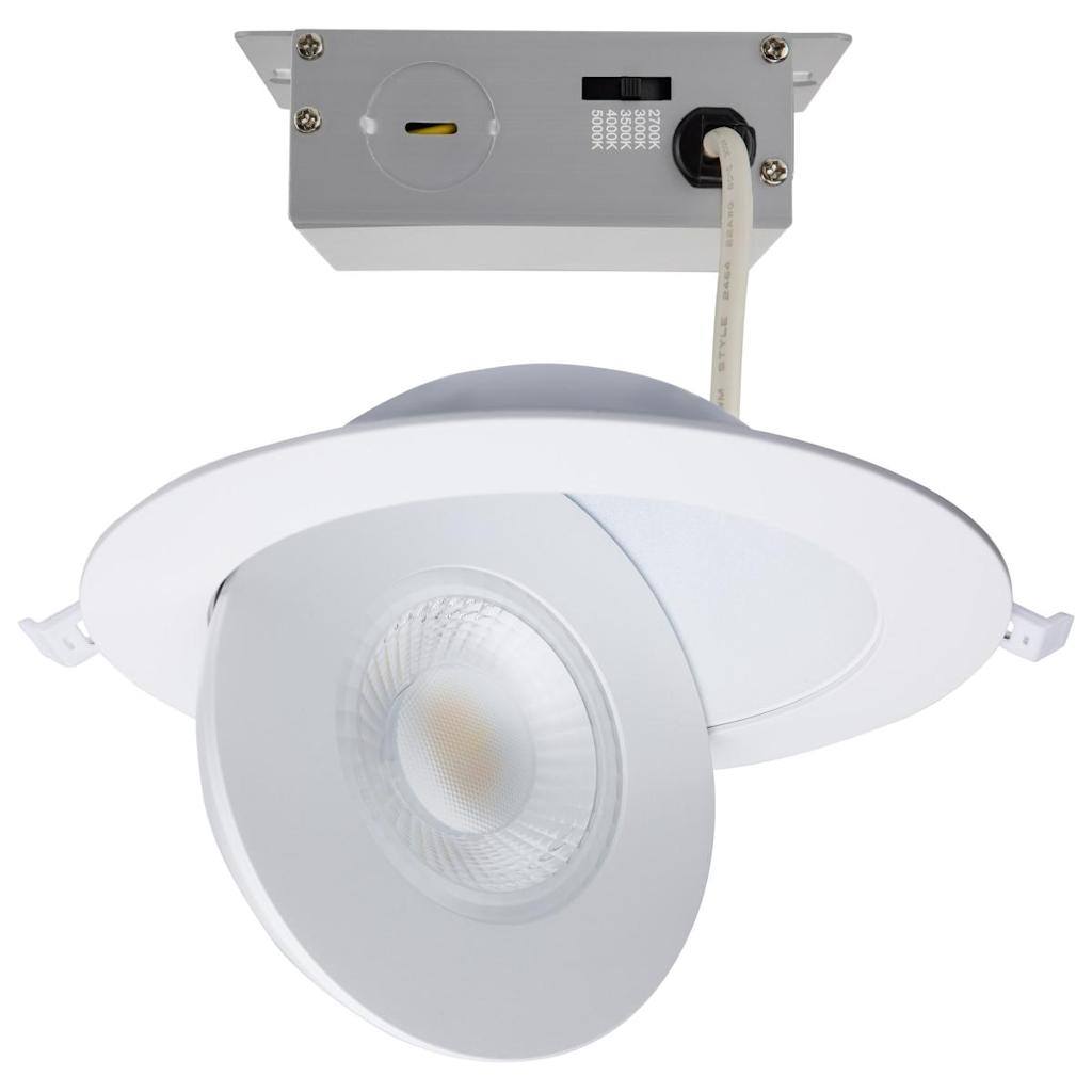 6" 15 watt 120 volt CCT Selectable Round LED 1