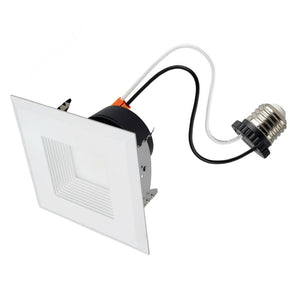 4" 5.8/7/9.5 watt 120 volt CCT Selectable Deep Baffle Indoor LED Recessed Downlight 1