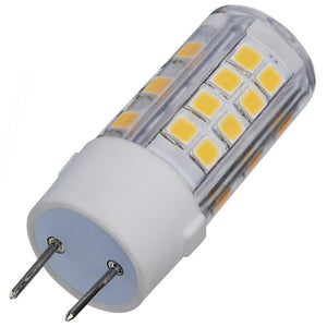 4.5 watt 120 volt T6 Bi-Pin Base 3000K Natural White Clear Dimmable LED 1