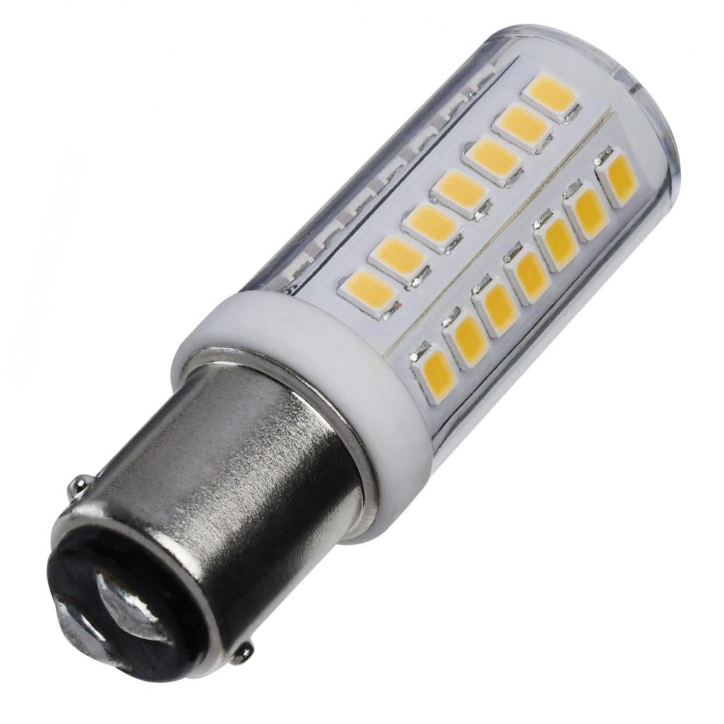 4.5 watt 12 volt T6 Double Loop Base 3000K Natural White Clear Dimmable LED 1