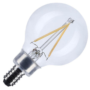 4 watt 120 volt G16.5 Candelabra Screw Base 3000K Natural White Clear Dimmable LED 1