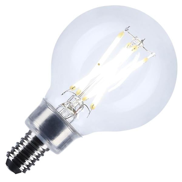5.5 watt 120 volt G16.5 Candelabra Screw Base 5000K Clear Daylight Dimmable LED 2