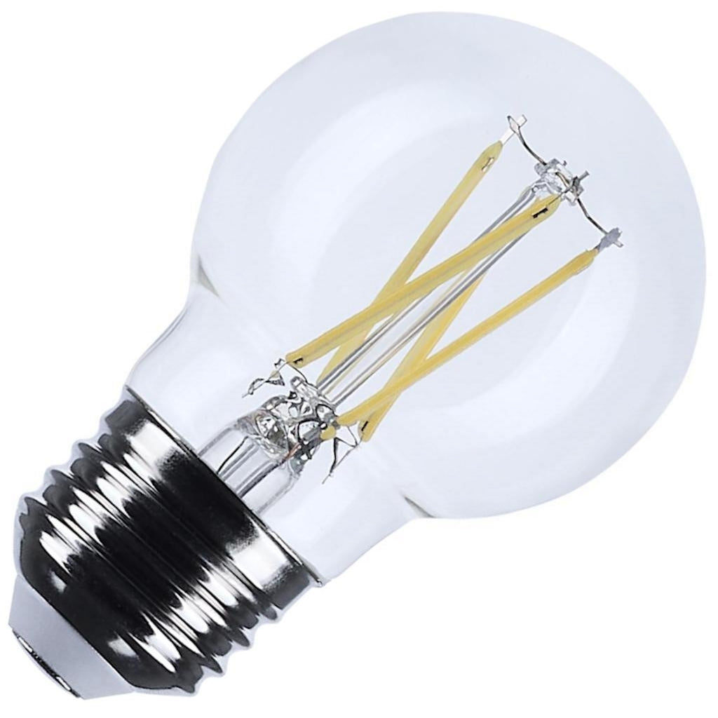 5.5 watt 120 volt G16.5 Medium Screw Base 3500K Clear Neutral White Dimmable LED 1