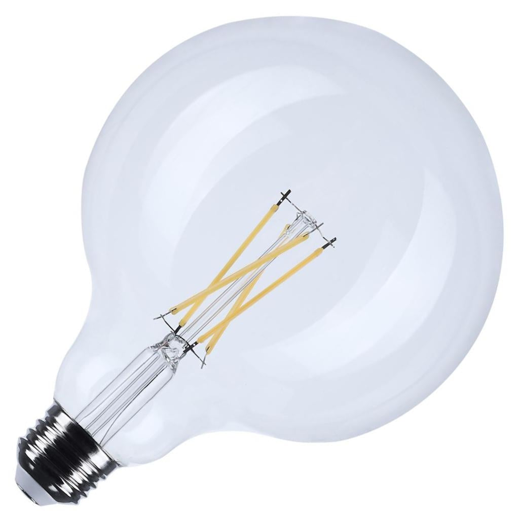 6 watt 120 volt G40 Medium Screw Base 5000K Daylight Clear Dimmable LED 1