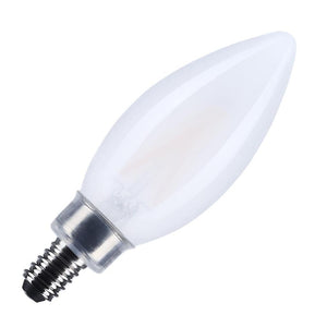 3 watt 120 volt B11 Candelabra Screw Base 3000K Natural White Frosted Dimmable LED 1