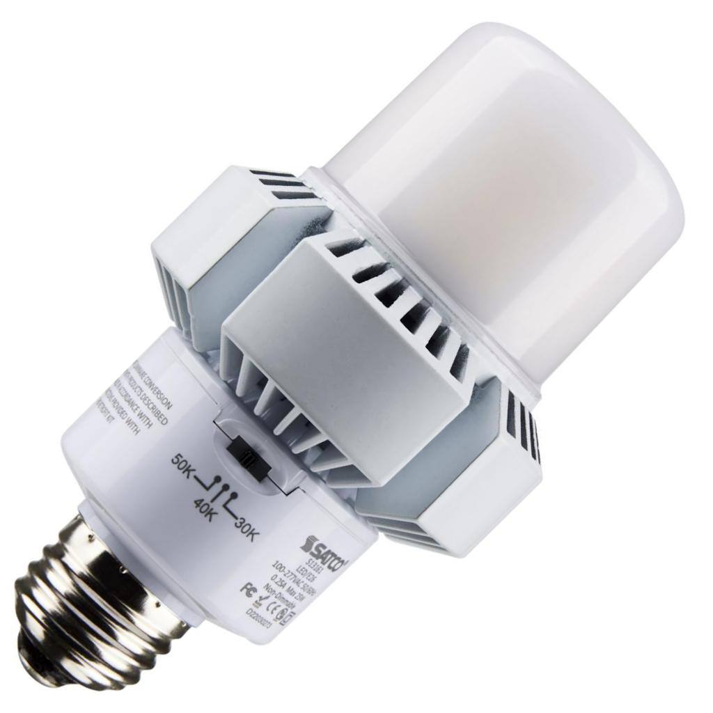 25 watt 120/277 volt AP23 Medium Screw Base CCT Selectable LED Light Bulb 1