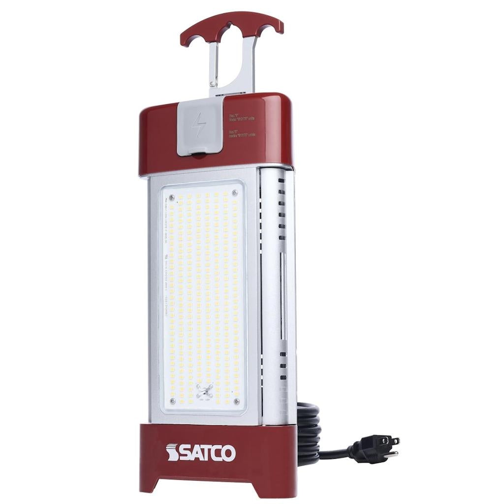 30/70/100/120 watt 120 volt 5,000K - Daylight - Red - Indoor/Outdoor LED Work Light 1