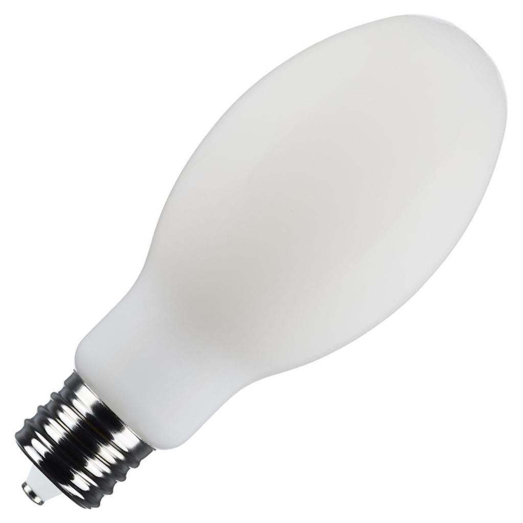 34 watt 120/277 volt ED28 Exclusionary Mogul Screw Base 5000K Daylight Frosted Ballast Bypass Non-Dimmable LED 1