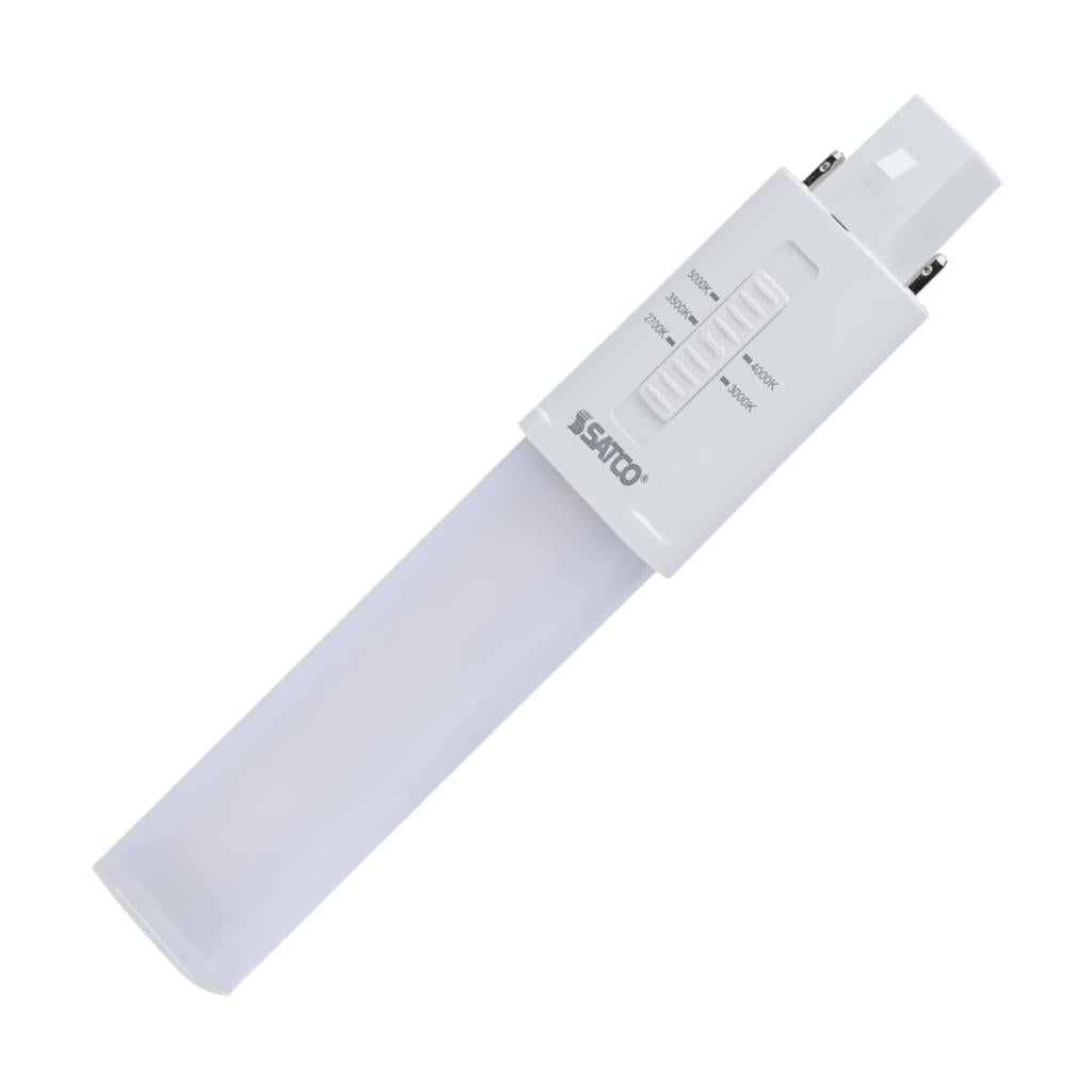 4.5 watt 120/277 volt PL 2-Pin Base CCT Selectable LED Light Bulb 1
