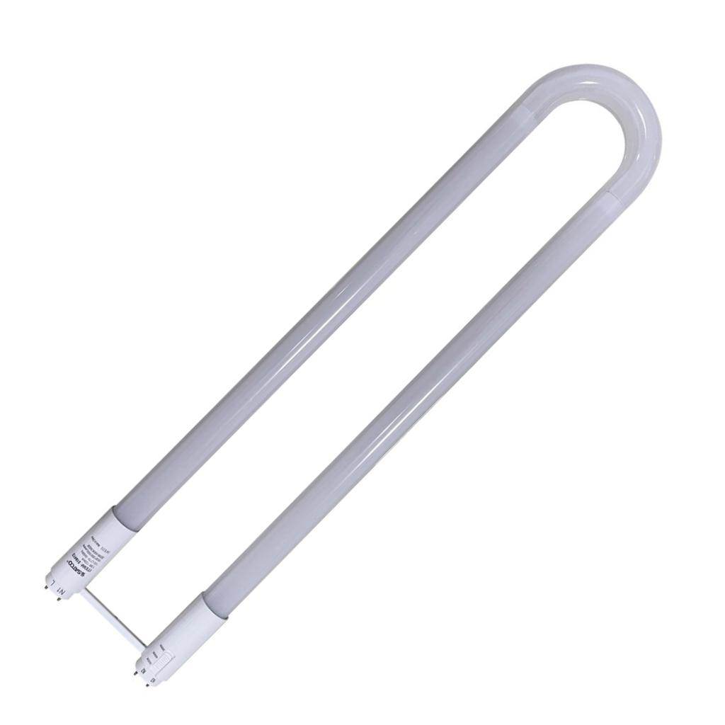 2' 13 watt 120/277 volt T8 Medium Bi-Pin Base CCT Selectable U-Bent LED Light Bulb 1