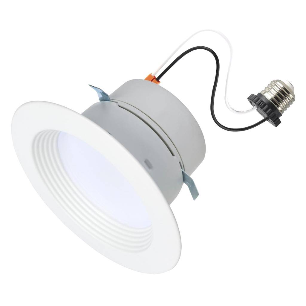4" 5/6/7.5 watt 120 volt CCT Selectable Deep Baffle Indoor LED Recessed Downlight 1