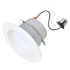 4" 5/6/7.5 watt 120 volt CCT Selectable Deep Baffle Indoor LED Recessed Downlight 1