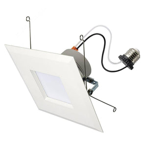 5"-6" 7.5/10.5/14.5 watt 120 volt CCT Selectable Deep Baffle Indoor LED Recessed Downlight 1