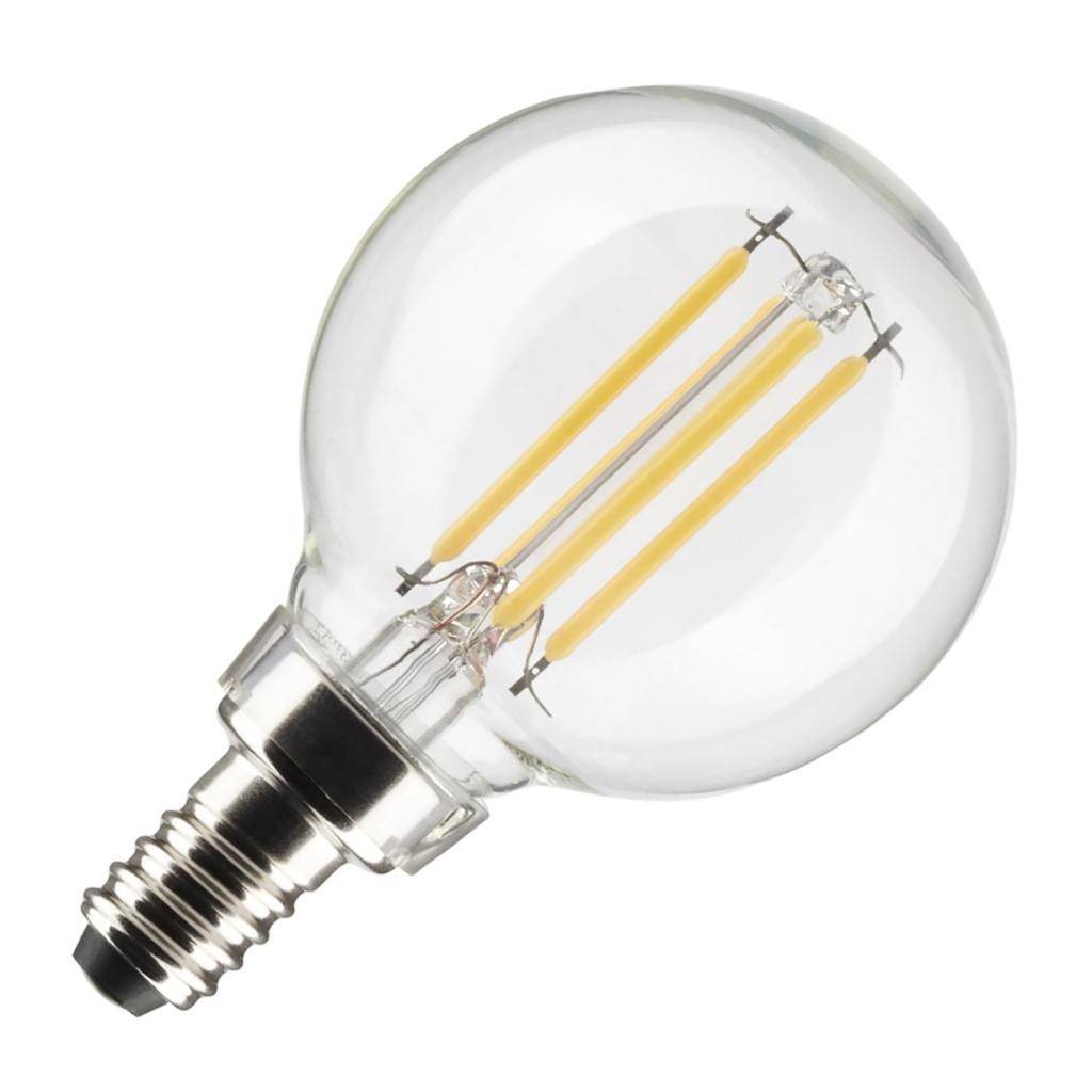 4 watt 120 volt G16.5 Candelabra Screw Base 4000K Cool White LED Light Bulb 1