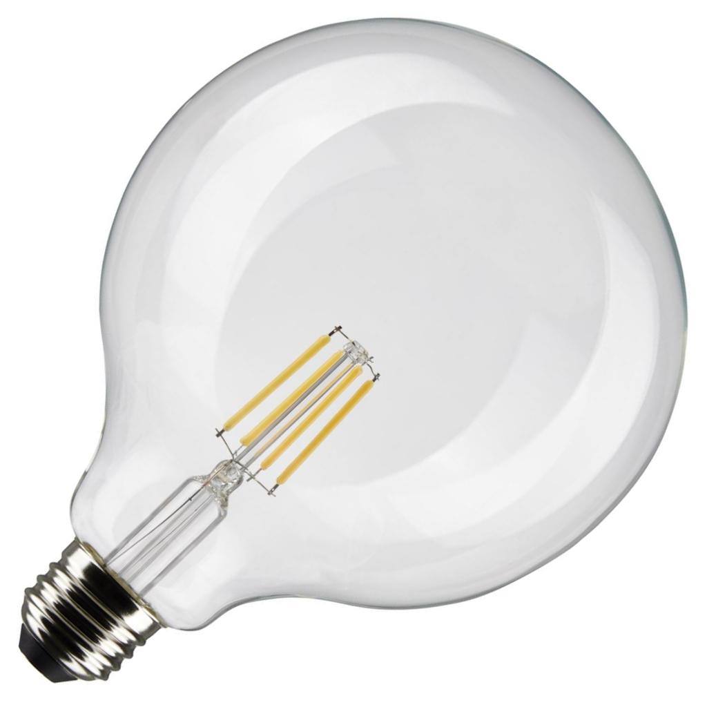 6 watt 120 volt G40 Medium Screw Base 3000K Natural White Dimmable LED 1