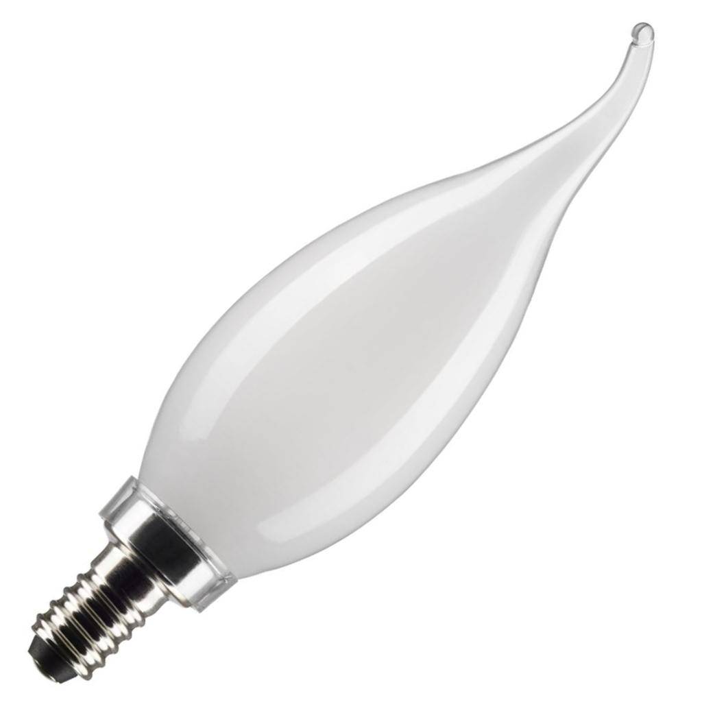 4 watt 120 volt CA10 Candelabra Screw Base 5000K Daylight LED Light Bulb 1