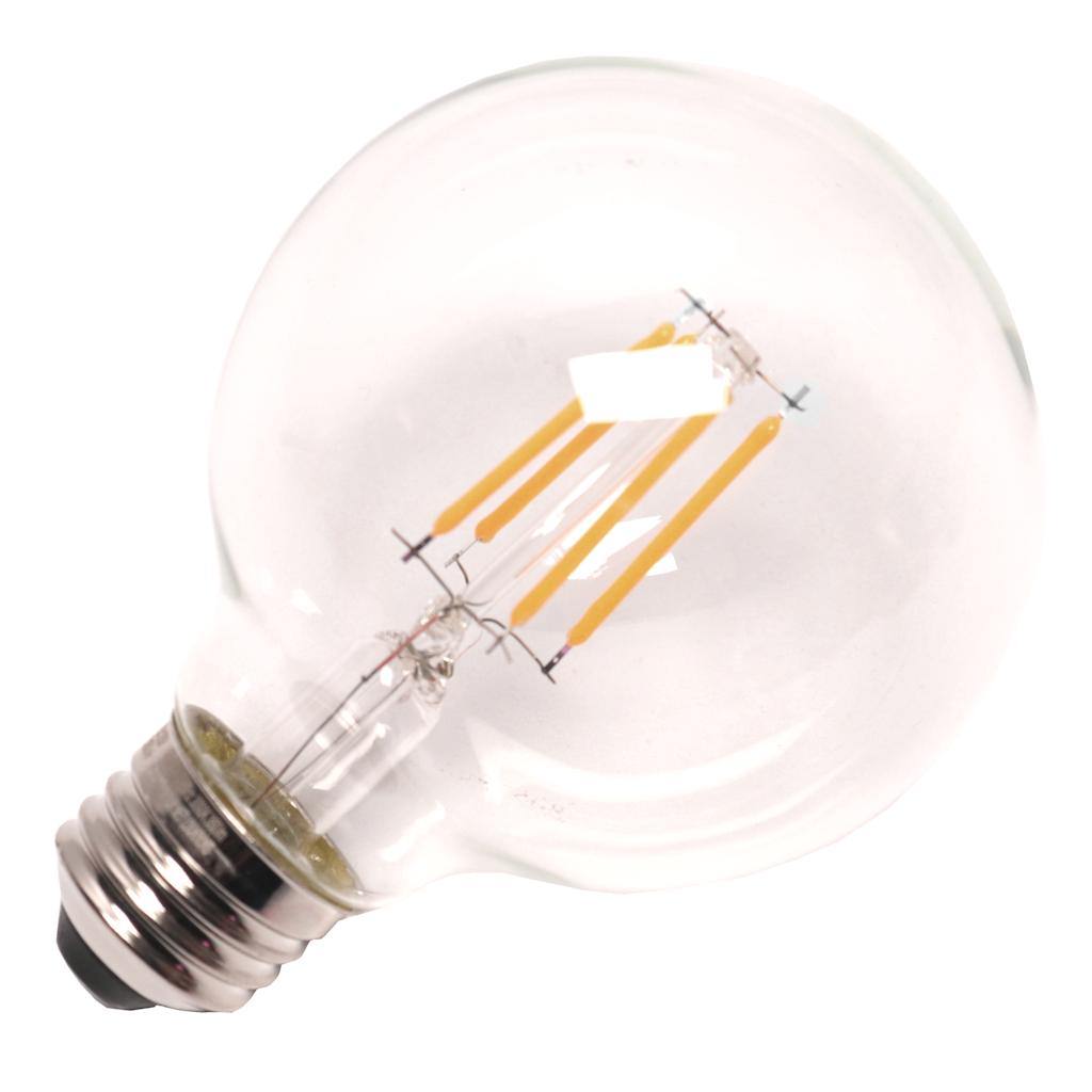 4.5 watt 120 volt G25 Medium Screw Base 3000K Natural White LED Light Bulb 1