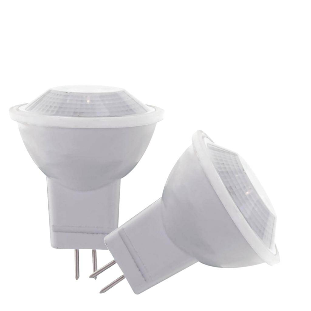 2 watt 12 volt MR11 Bi-Pin Base 3000K Natural White LED Light Bulb (2 Pack) 1