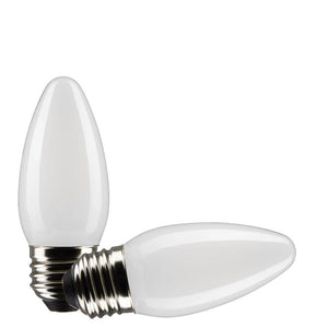 4 watt 120 volt B11 Medium Screw Base 2700K Warm White LED Light Bulb (2 Pack) 1