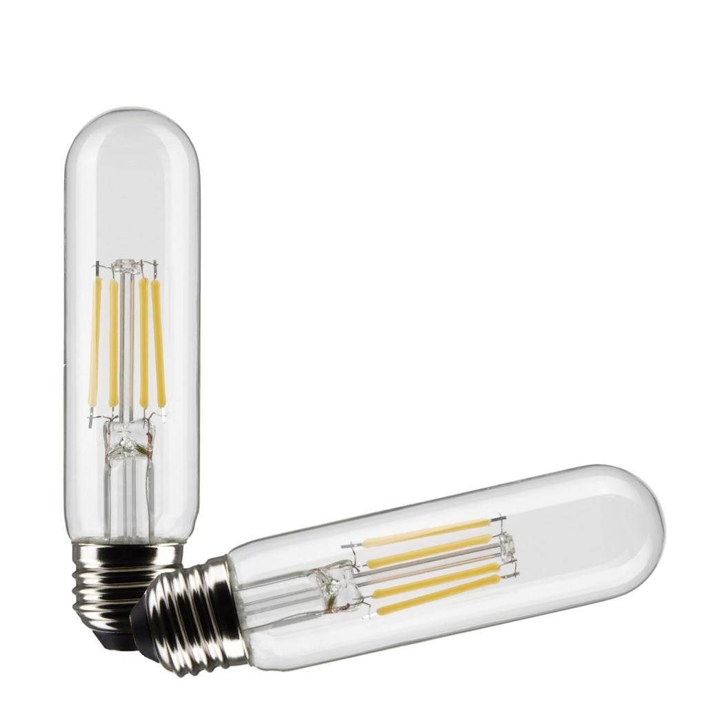 5.5 watt 120 volt T10 Medium Screw Base 5000K Daylight LED Light Bulb (2 Pack) 1